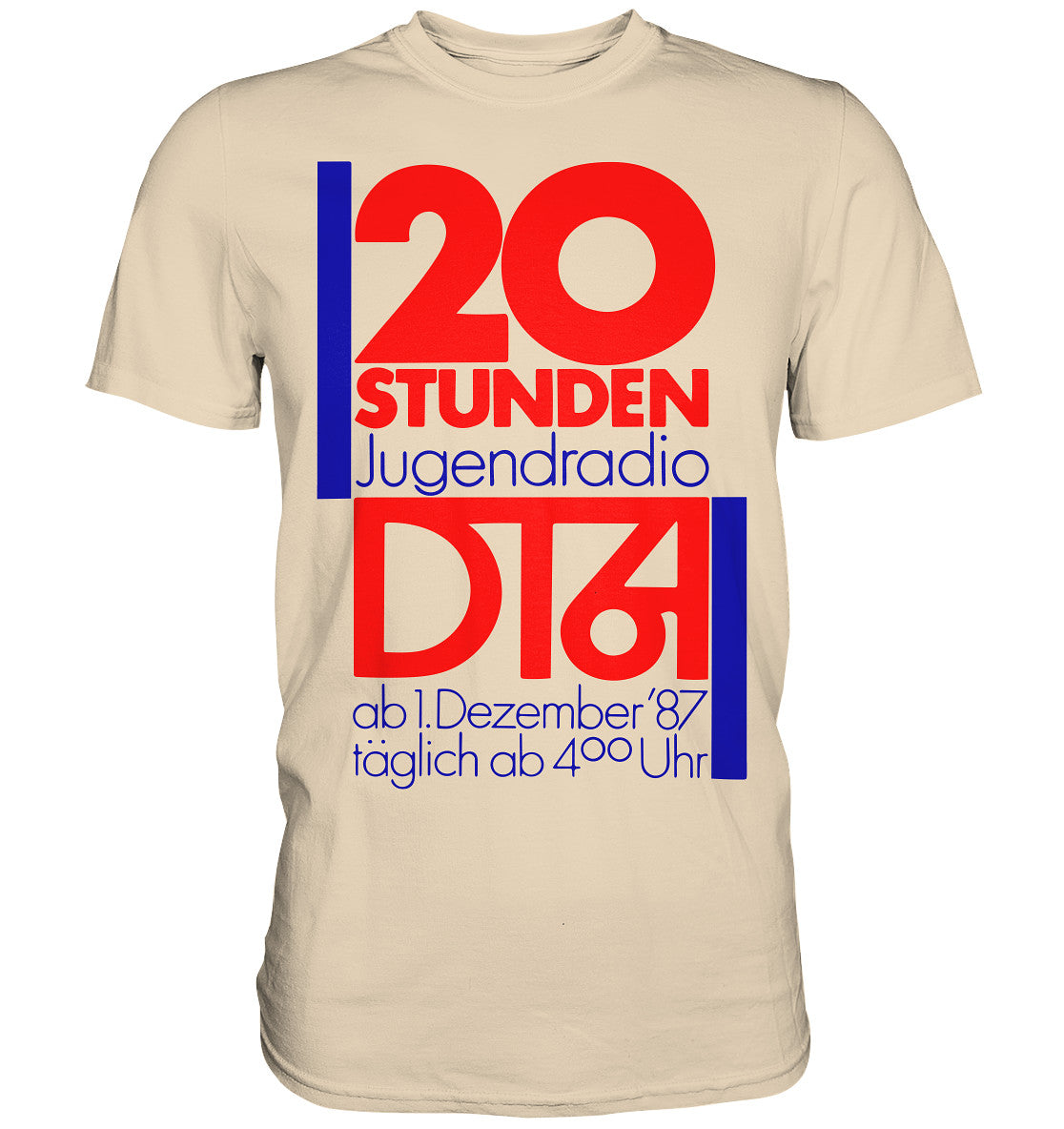 PREMIUM SHIRT UNISEX • 20 STUNDEN JUGENDRADIO DT64