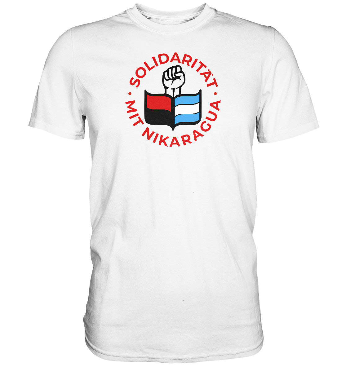 PREMIUM SHIRT UNISEX • SOLIDARITÄT MIT NIKARAGUA