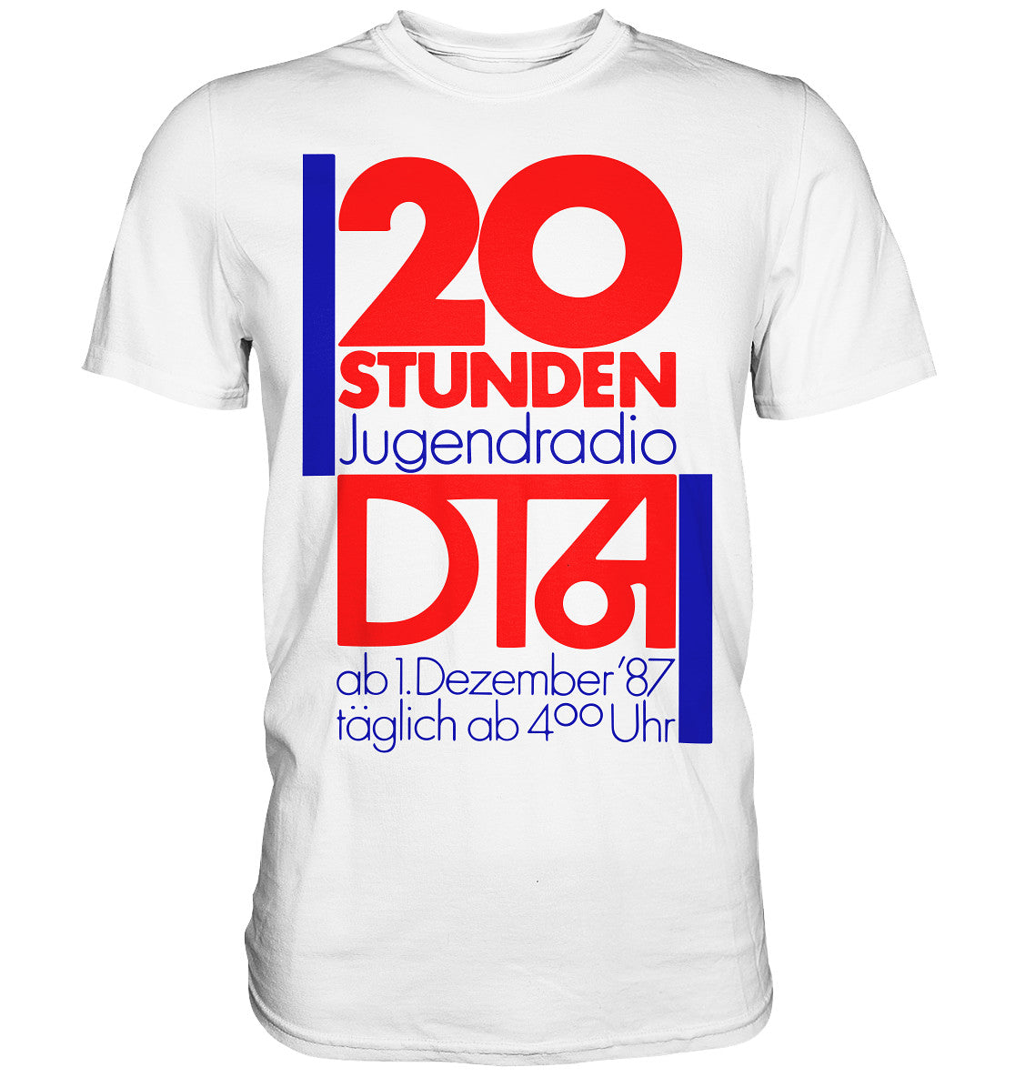 PREMIUM SHIRT UNISEX • 20 STUNDEN JUGENDRADIO DT64