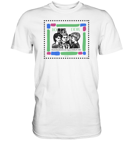 PREMIUM SHIRT UNISEX • BRIEFMARKE - DEUTSCHLANDTREFFEN DER JUGEND