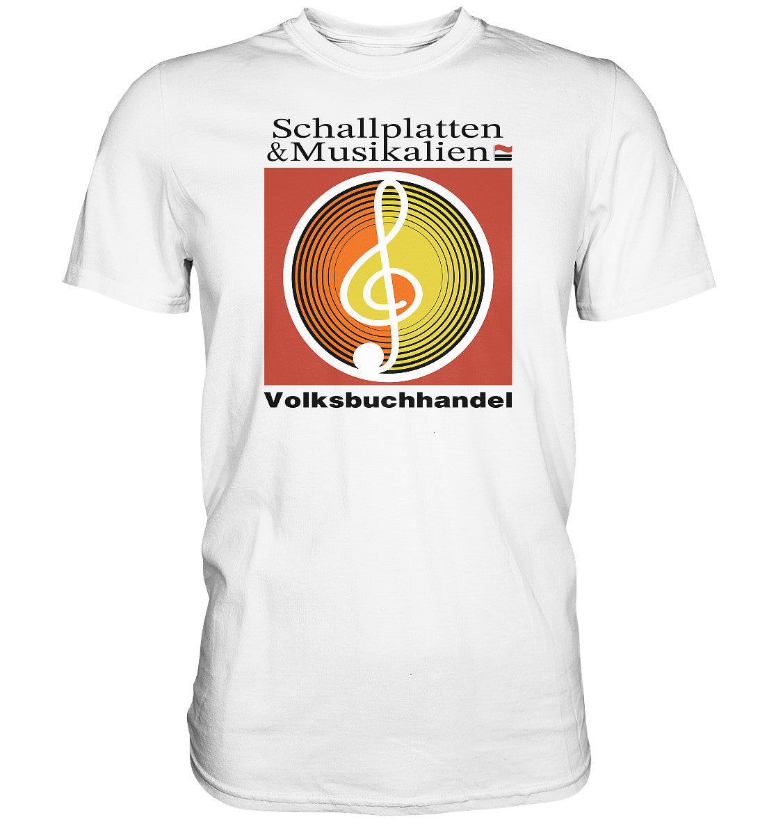 PREMIUM SHIRT UNISEX • SCHALLPLATTEN VOLKSBUCHHANDEL