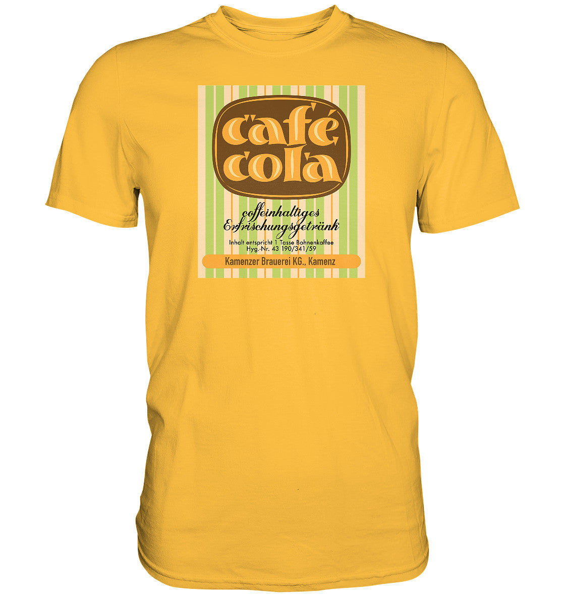 PREMIUM SHIRT UNISEX • CAFÉ COLA - KAMENZ