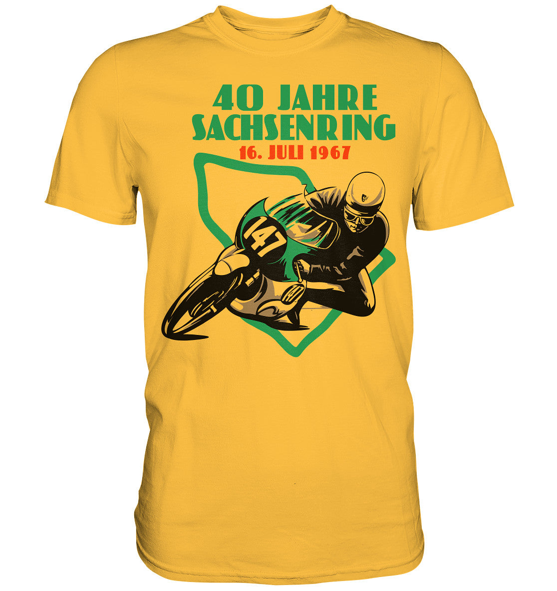 PREMIUM SHIRT UNISEX • 40 JAHRE SACHSENRING 1967