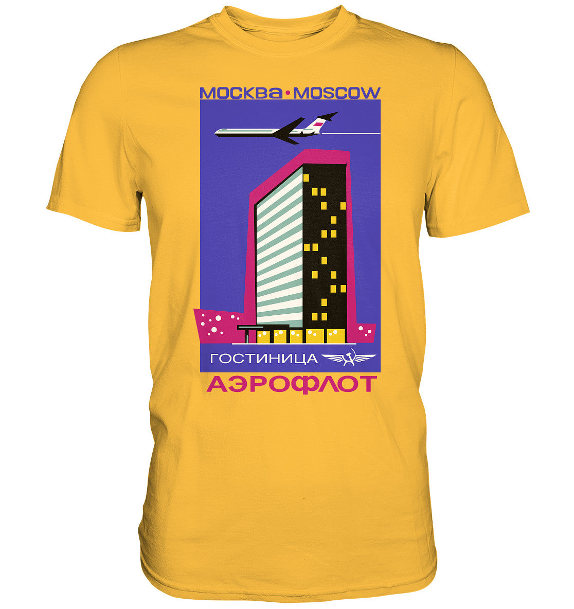 PREMIUM SHIRT UNISEX • AEROFLOT MOSKAU