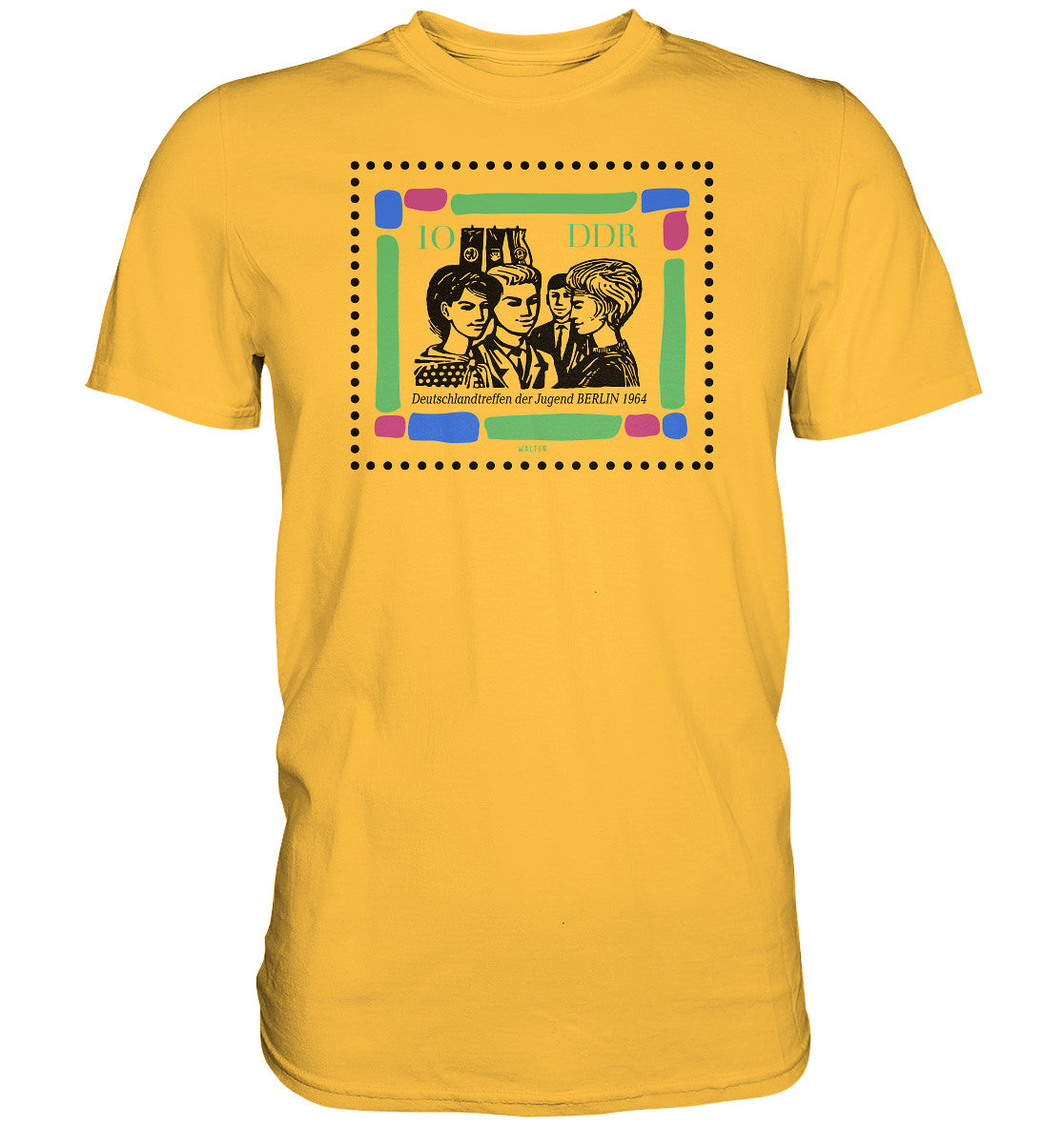 PREMIUM SHIRT UNISEX • BRIEFMARKE - DEUTSCHLANDTREFFEN DER JUGEND