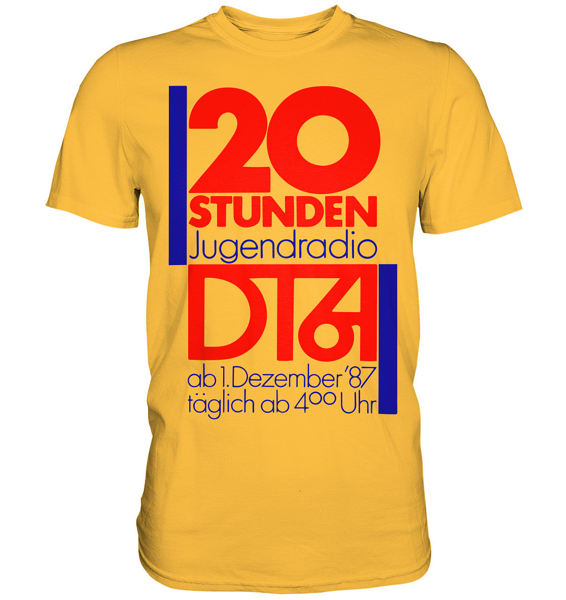 PREMIUM SHIRT UNISEX • 20 STUNDEN JUGENDRADIO DT64