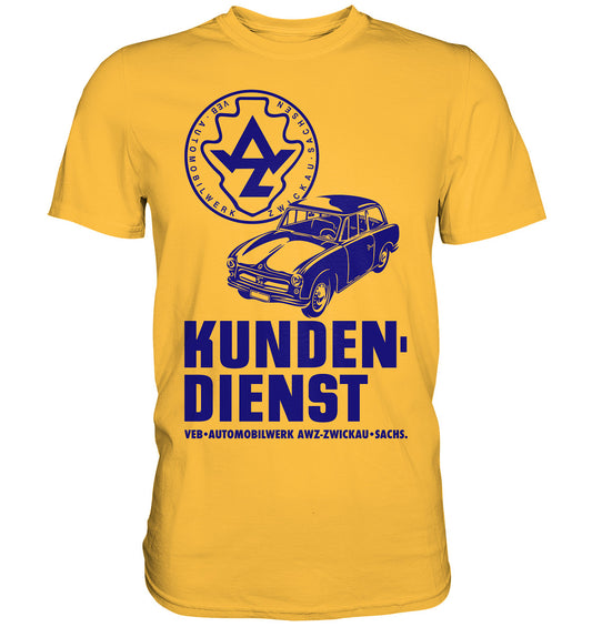 PREMIUM SHIRT UNISEX • P70 KUNDENDIENST VEB AWZ ZWICKAU