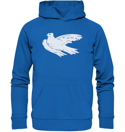 PREMIUM ORGANIC HOODIE UNISEX • DDR - KLEINE WEISSE FRIEDENSTAUBE