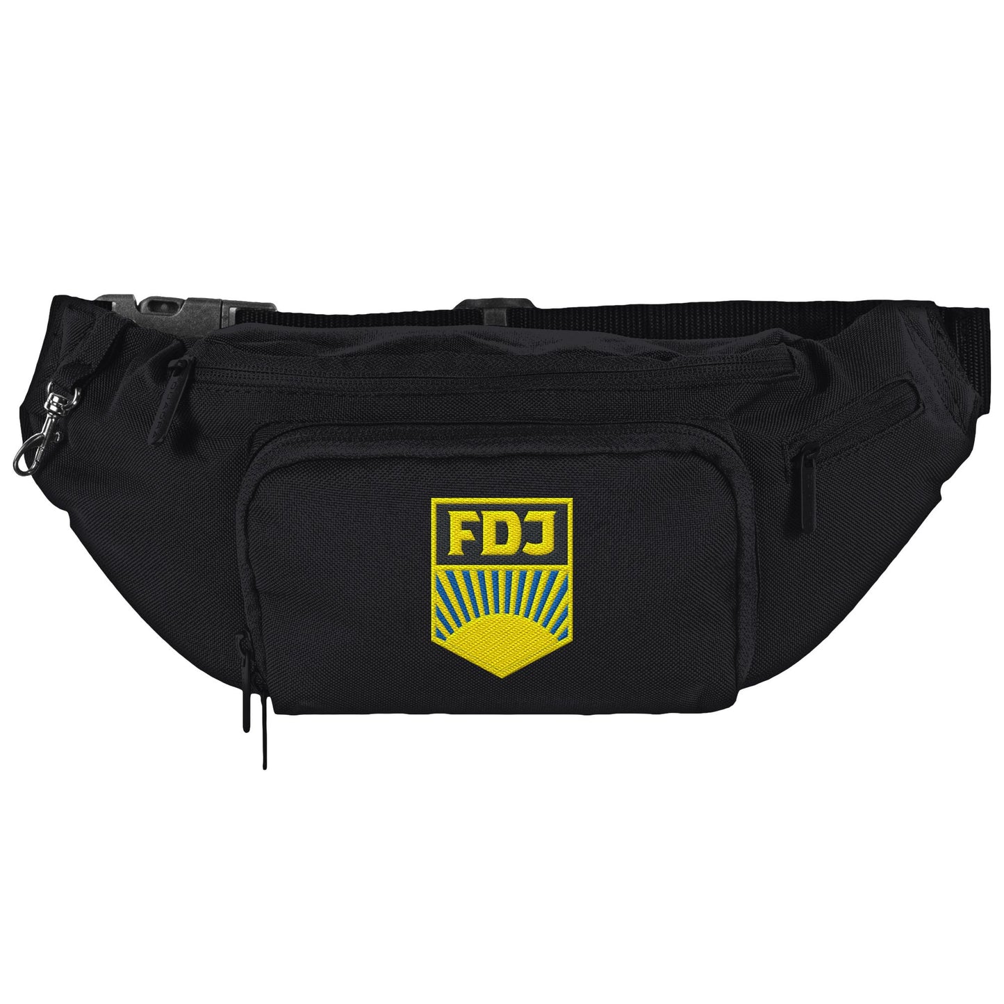 SCHULTER-/BAUCHTASCHE - BESTICKT • FDJ - FARBE