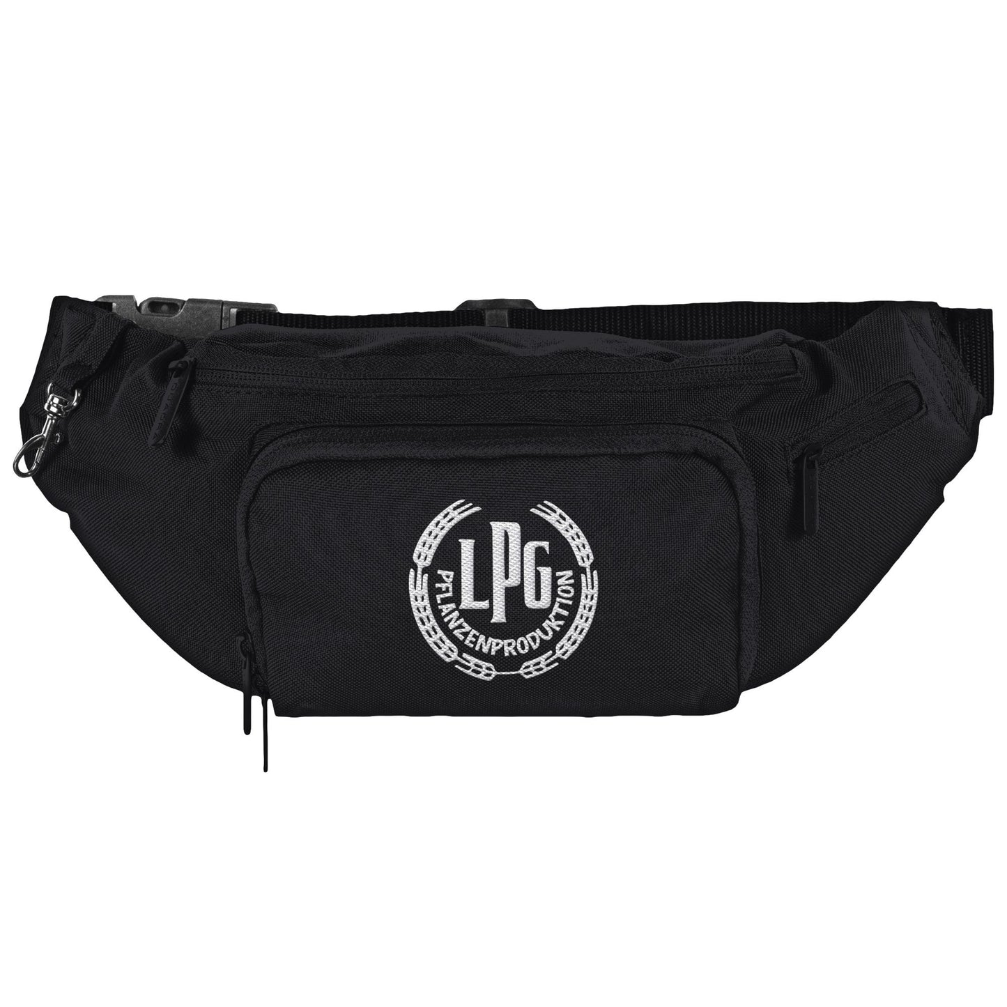 SCHULTER-/BAUCHTASCHE - BESTICKT • LPG - PFLANZENPRODUKTION