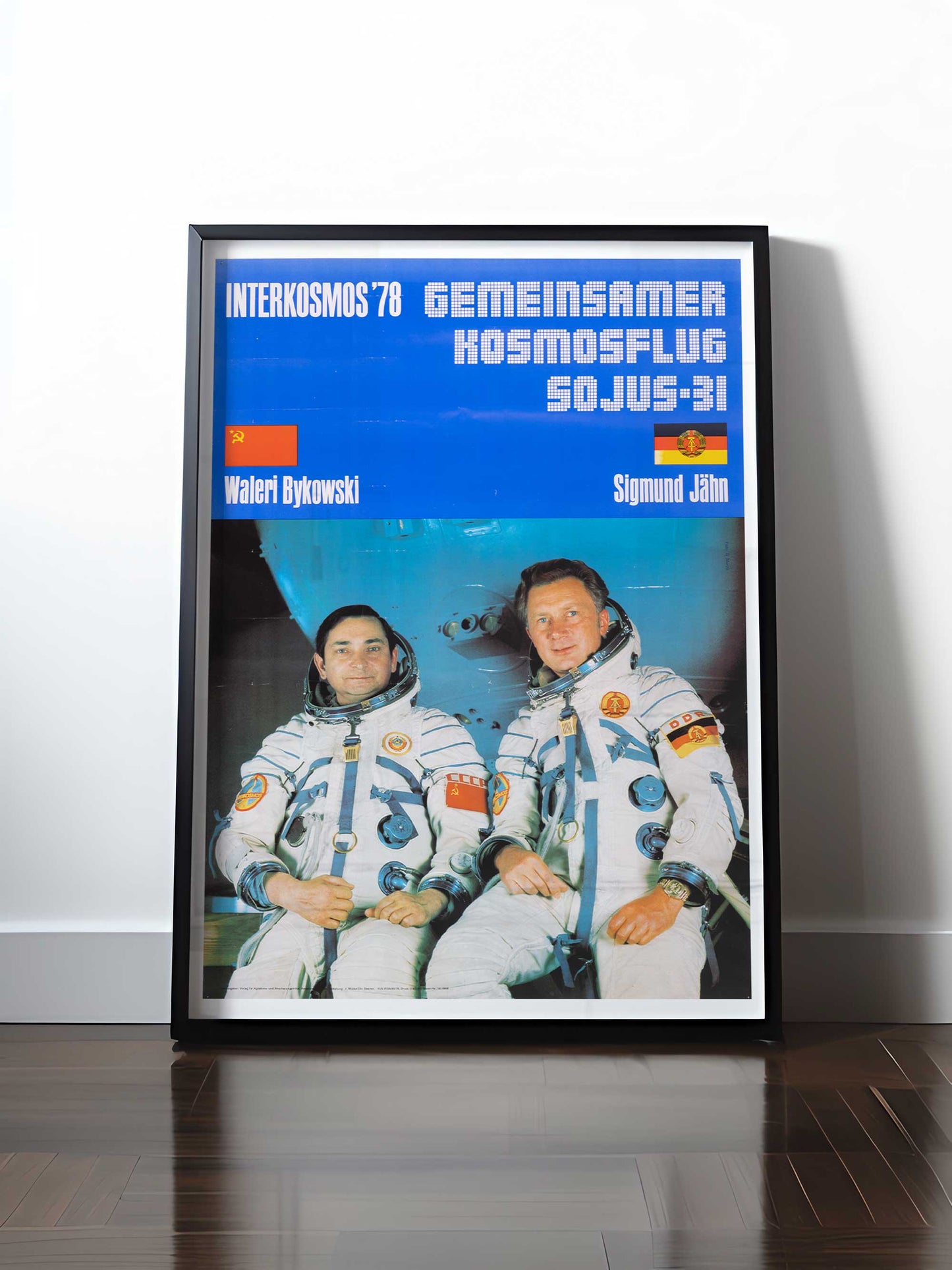 HISTORISCHES POSTER (A4 | A3 | A2 | A1) • GEMEINSAMER KOSMOSFLUG SOJUS 31