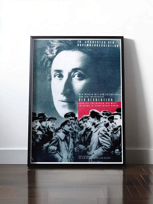 HISTORISCHES POSTER (A4 | A3 | A2 | A1) • DDR: ROSA LUXEMBURG