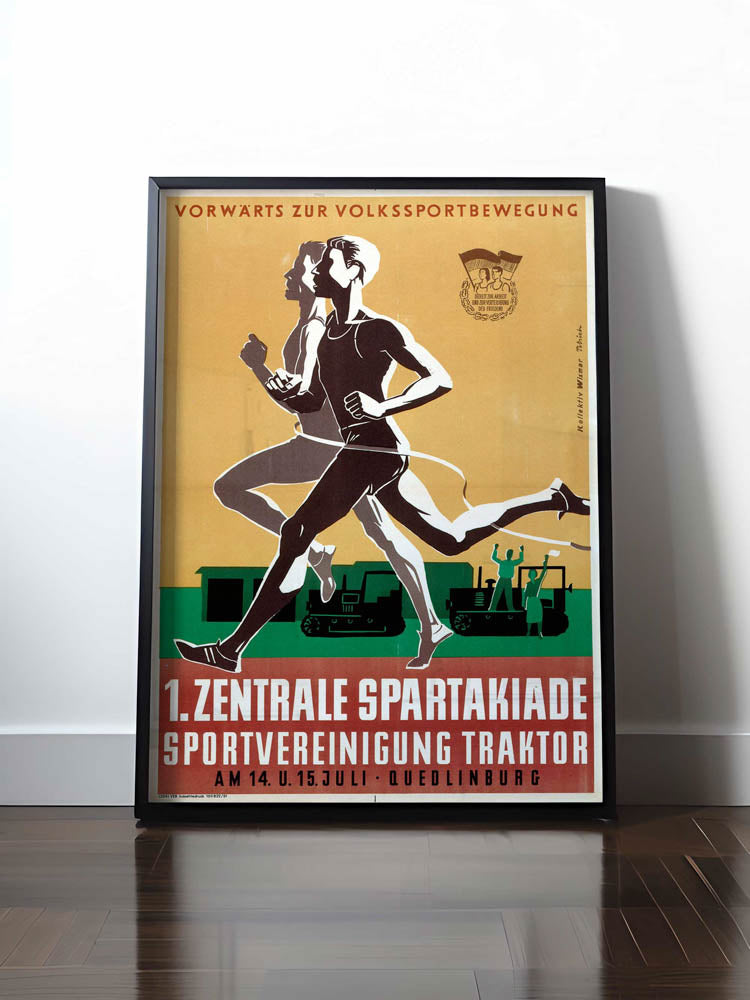 HISTORISCHES POSTER (A4 | A3 | A2 | A1) • 1. ZENTRALE SPARTAKIADE