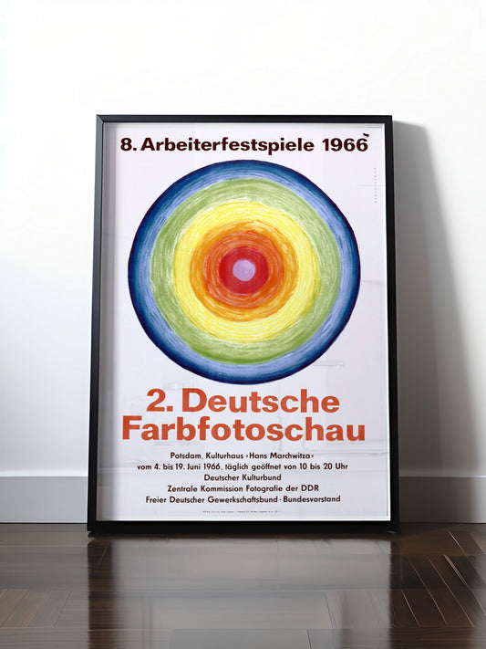 HISTORISCHES POSTER (A4 | A3 | A2 | A1) • DDR: 2. DEUTSCHE FARBFOTOSCHAU, 1966