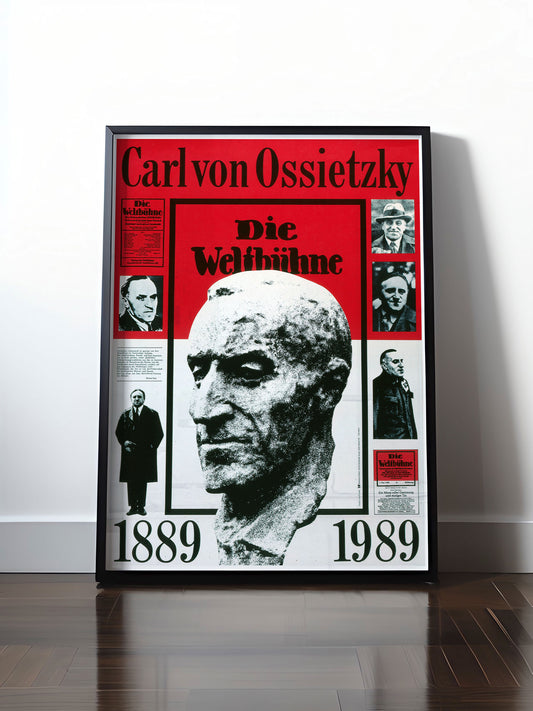 HISTORISCHES POSTER (A4 | A3 | A2 | A1) • DDR: CARL VON OSSIETZKY