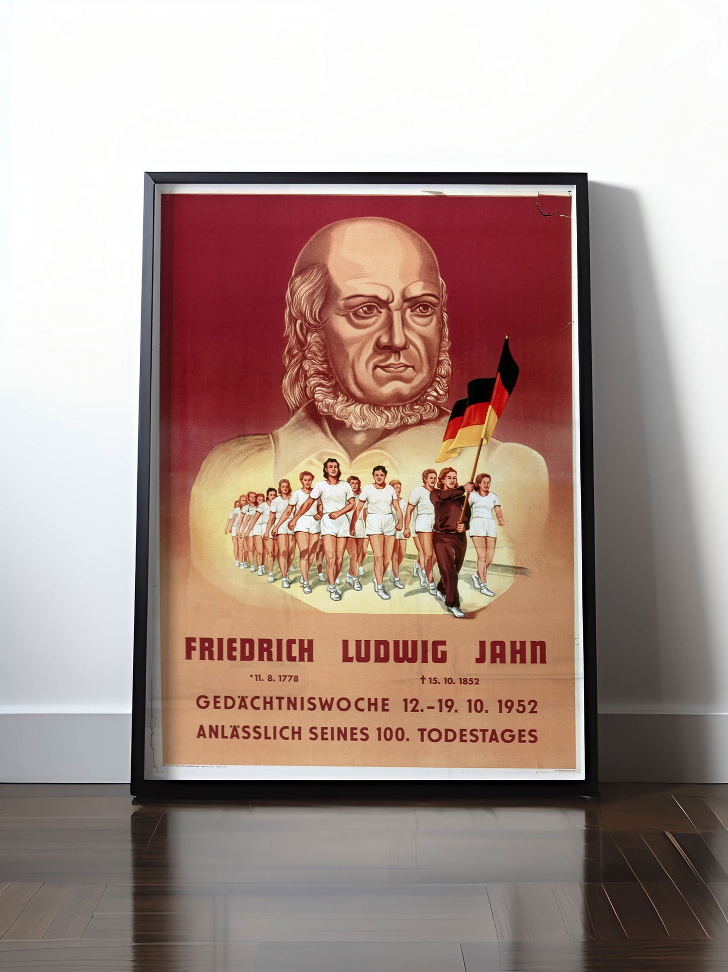 HISTORISCHES POSTER (A4 | A3 | A2 | A1) • DDR: FRIEDRICH LUDWIG JAHN