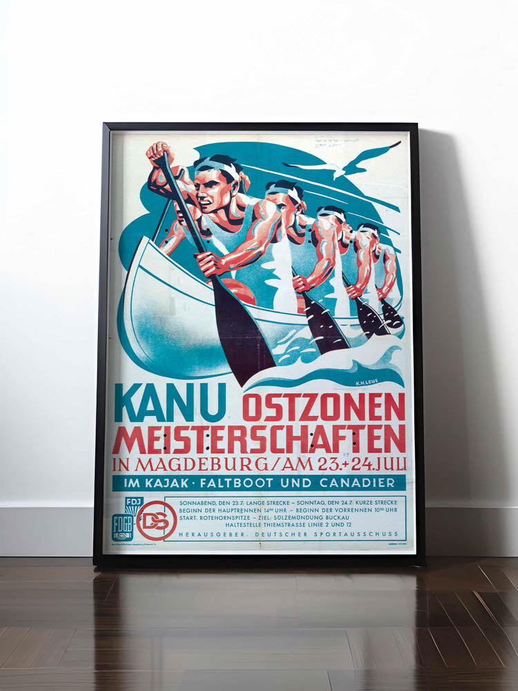 HISTORISCHES POSTER (A4 | A3 | A2 | A1) • KANU OSTZONEN MEISTERSCHAFTEN