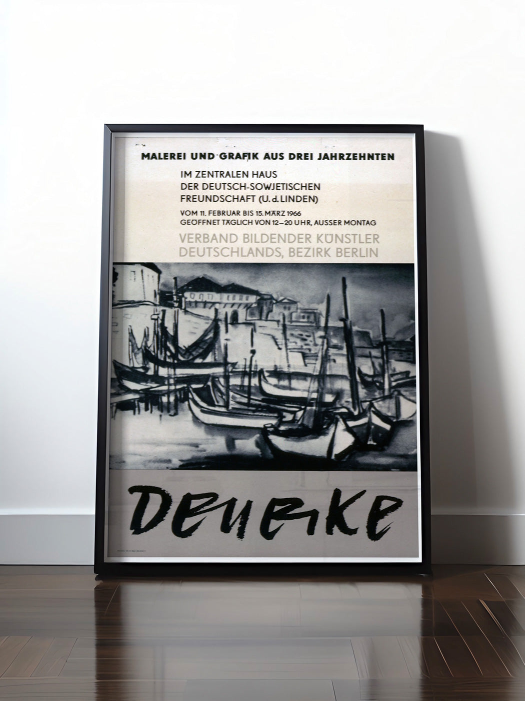 HISTORISCHES POSTER (A4 | A3 | A2 | A1) • DDR: AUSSTELLUNG MALEREI & GRAFIK 1966