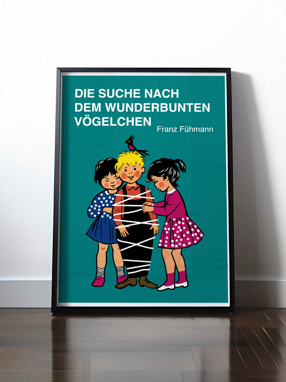 HISTORISCHES POSTER (A4 | A3 | A2 | A1) • DIE SUCHE NACH DEM WUNDERBUNTEN VÖGELCHEN