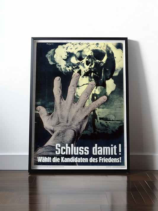 HISTORISCHES POSTER (A4 | A3 | A2 | A1) • DDR: SCHLUSS DAMIT!