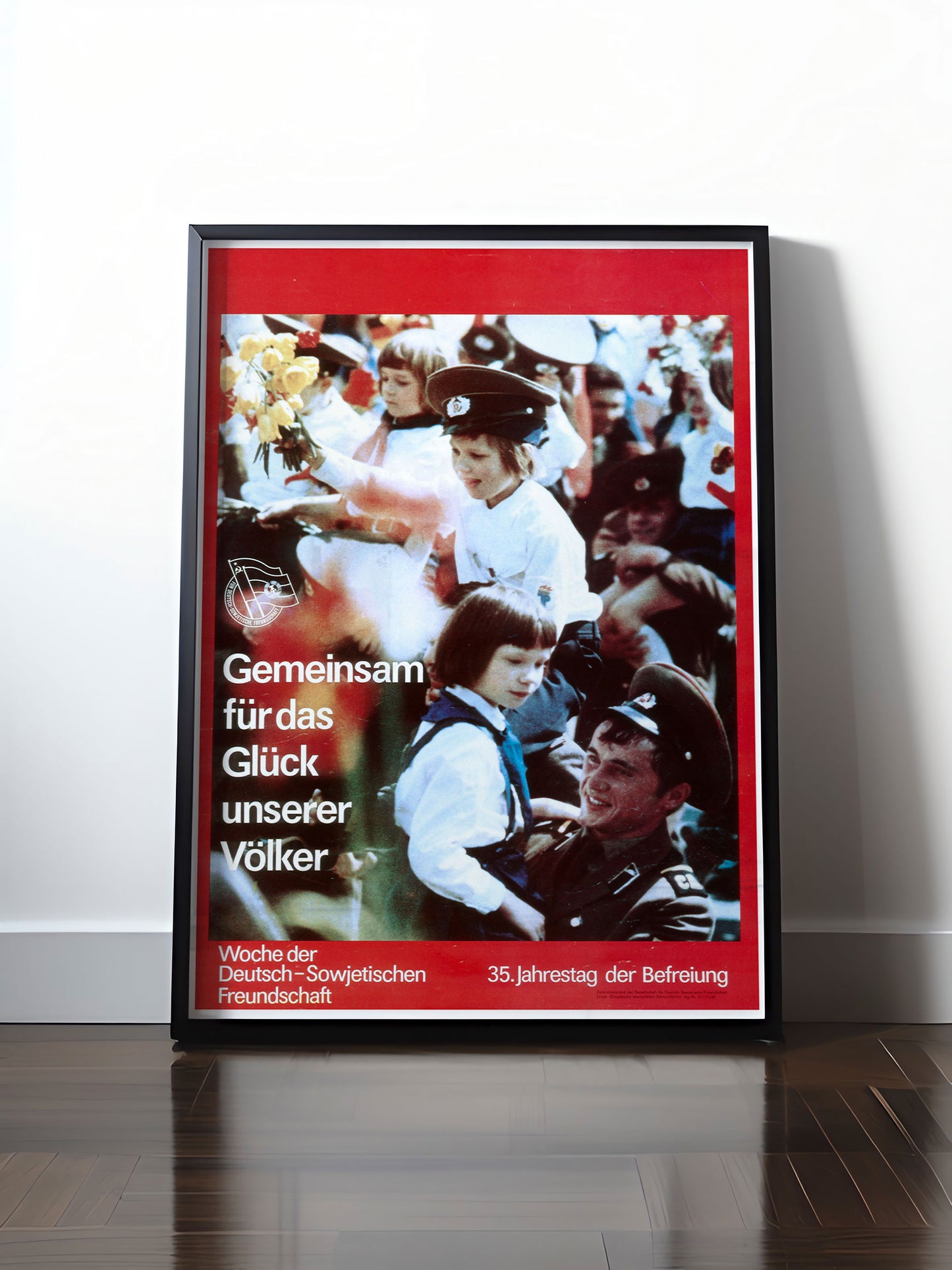 HISTORISCHES POSTER (A4 | A3 | A2 | A1) • GEMEINSAM FÜR DAS GLÜCK UNSERER VÖLKER