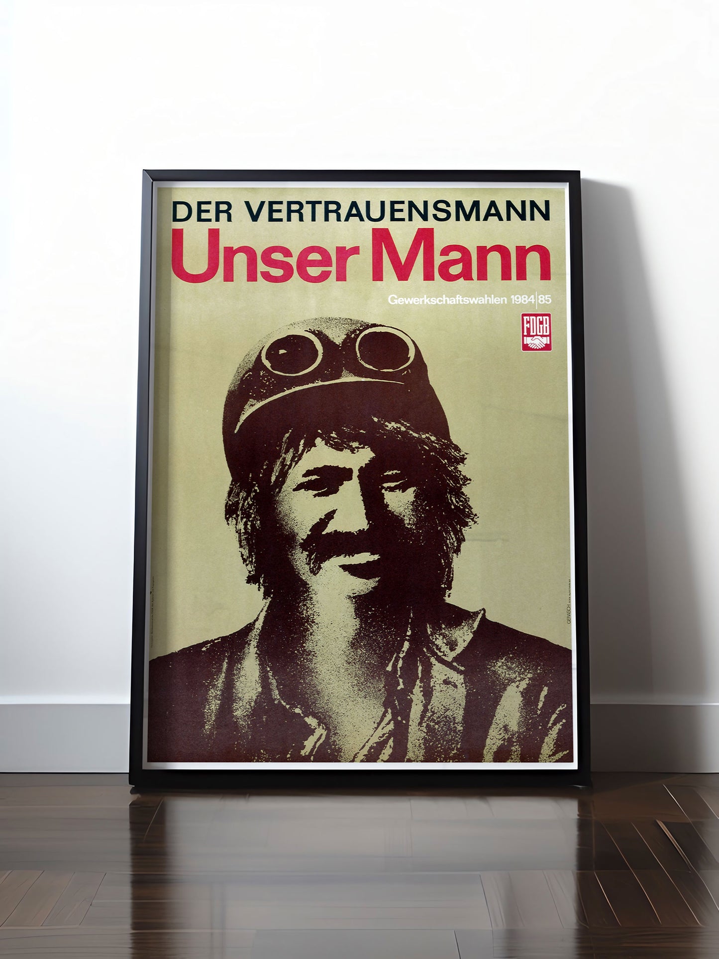 HISTORISCHES POSTER (A4 | A3 | A2 | A1) • DDR VERTRAUENSMANN