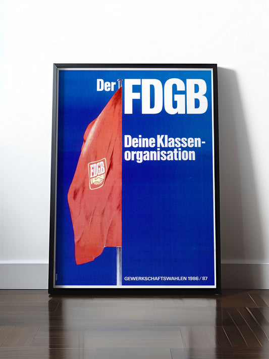 HISTORISCHES POSTER (A4 | A3 | A2 | A1) • DER FDGB