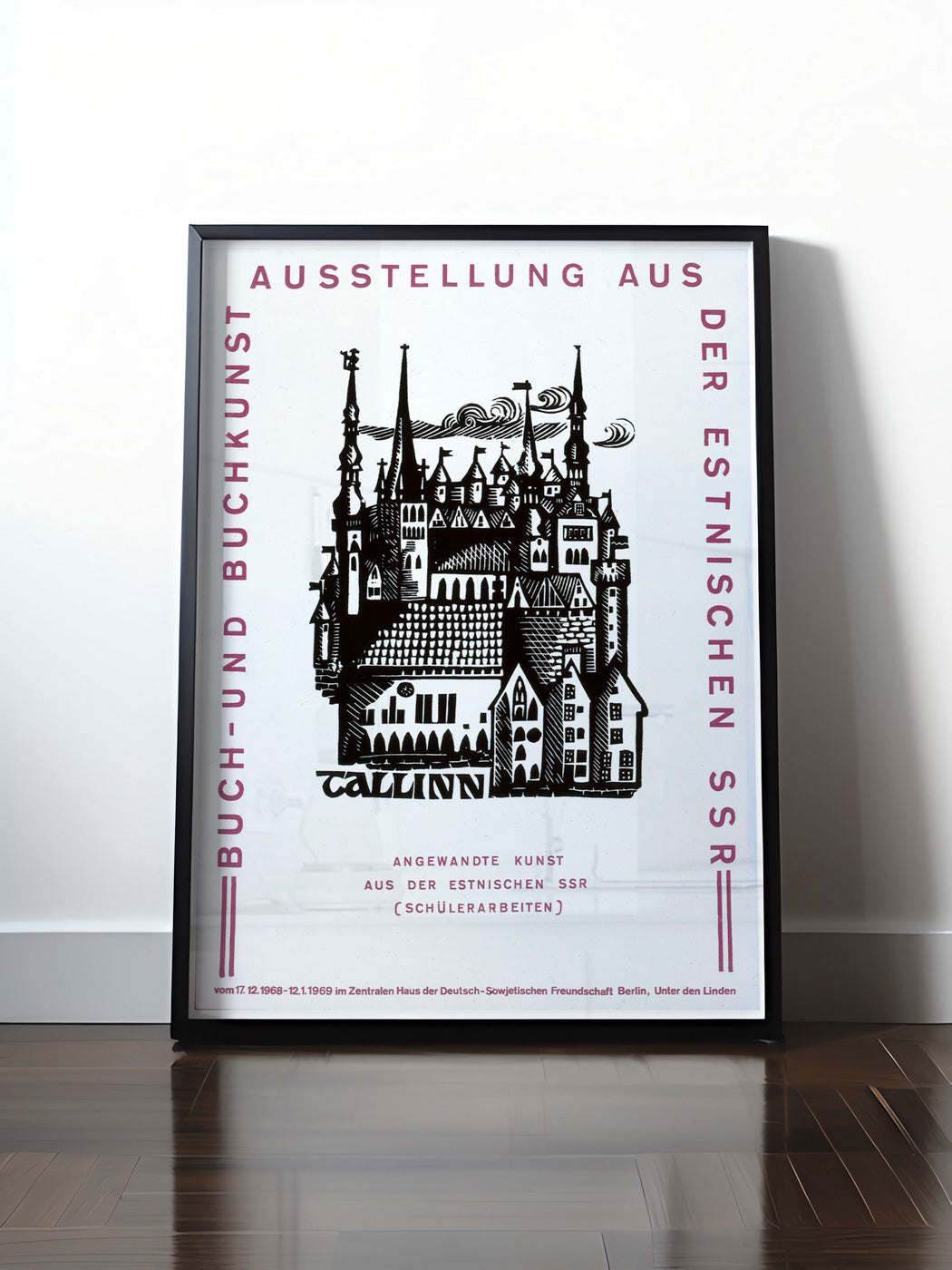 HISTORISCHES POSTER (A4 | A3 | A2 | A1) • DDR: AUSSTELLUNG ESTNISCHE SSR