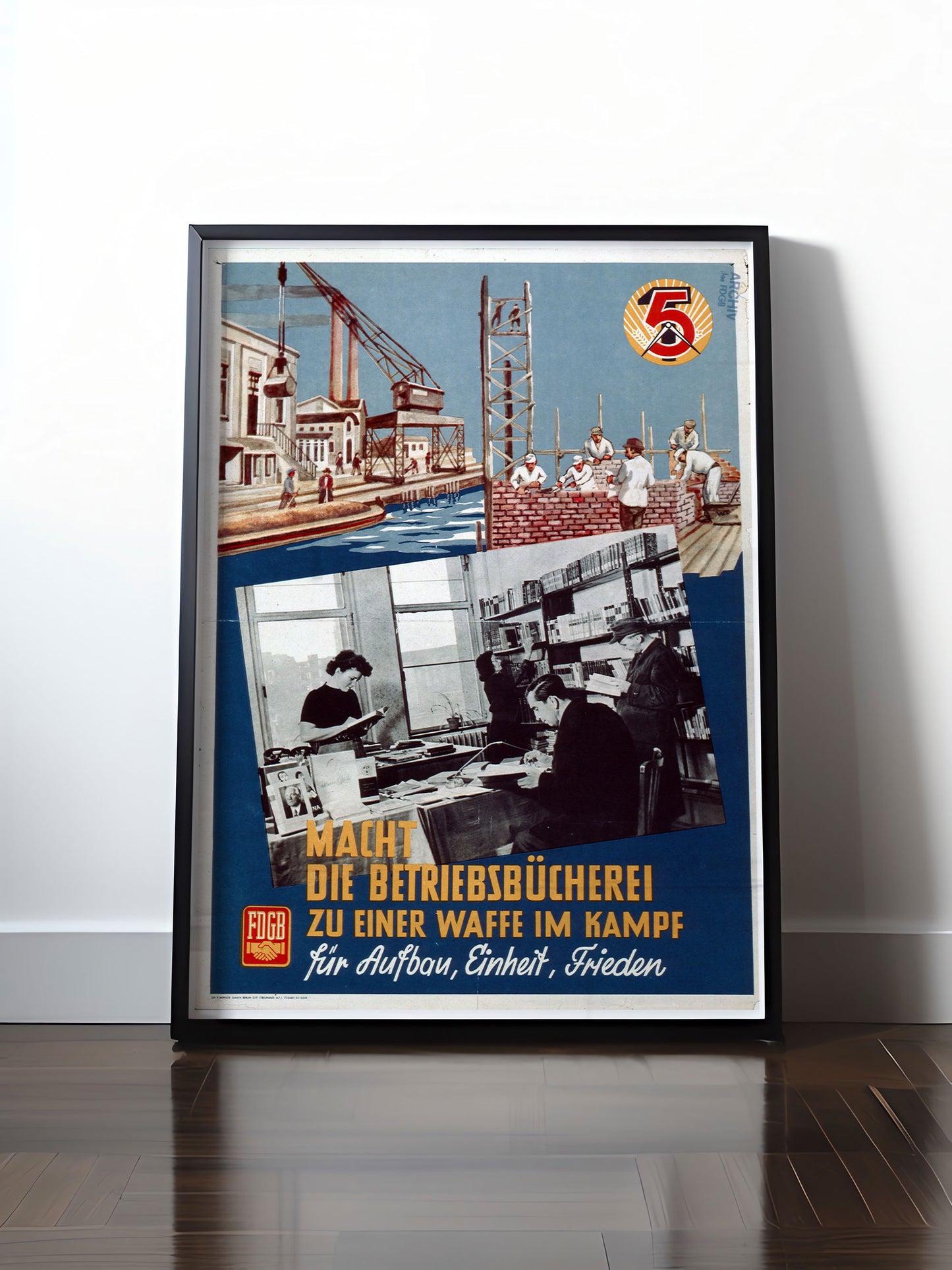 HISTORISCHES POSTER (A4 | A3 | A2 | A1) • BETRIEBSBÜCHEREI