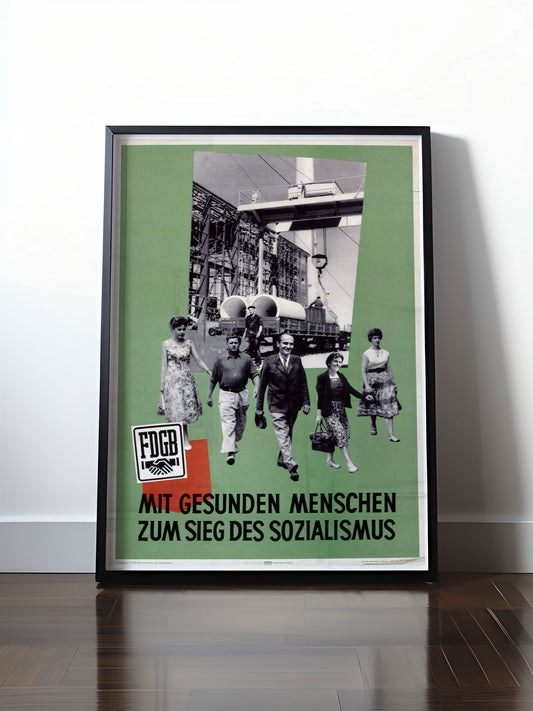 HISTORISCHES POSTER (A4 | A3 | A2 | A1) • FDGB GESUNDHEIT