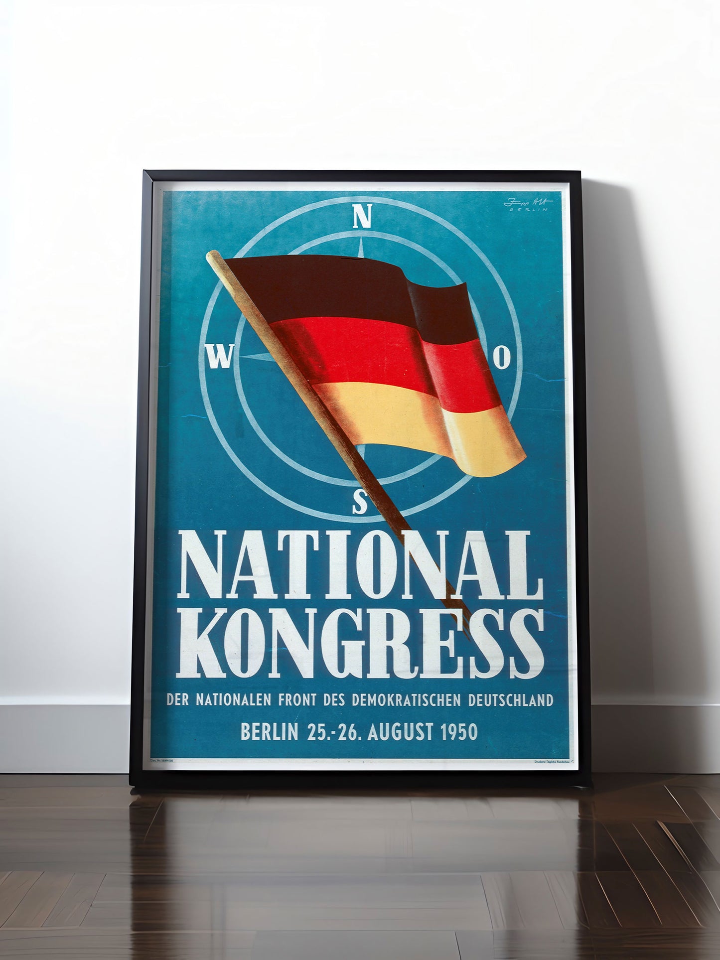 HISTORISCHES POSTER (A4 | A3 | A2 | A1) • NATIONALKONGRESS 1950