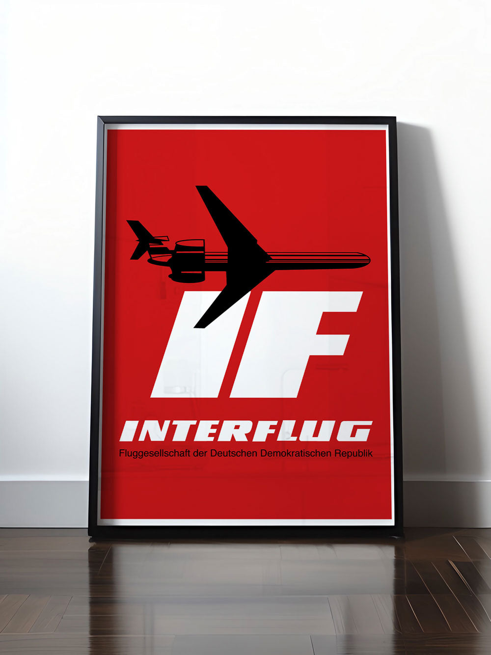 HISTORISCHES POSTER (A4 | A3 | A2 | A1) • INTERFLUG ORIGINALPROSPEKT