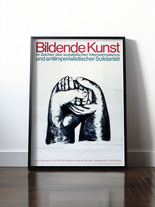 HISTORISCHES POSTER (A4 | A3 | A2 | A1) • DDR: AUSSTELLUNG BILDENE KUNST