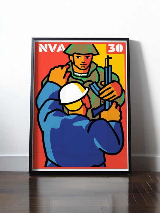 HISTORISCHES POSTER (A4 | A3 | A2 | A1) • 30 JAHRE NVA