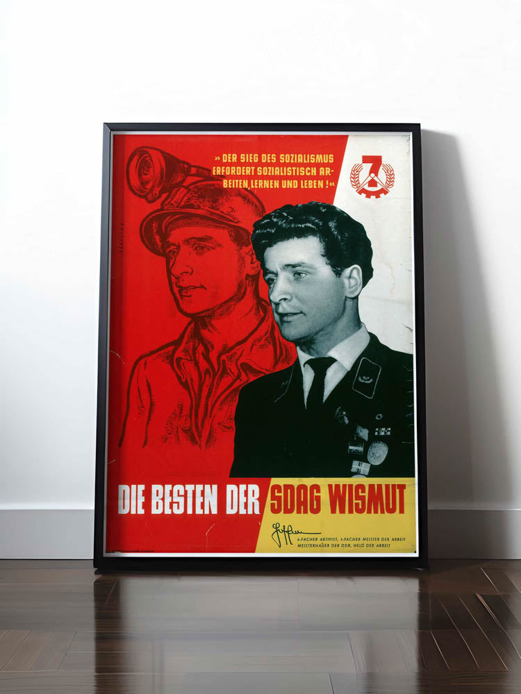 HISTORISCHES POSTER (A4 | A3 | A2 | A1) • DIE BESTEN DER SDAG WISMUT