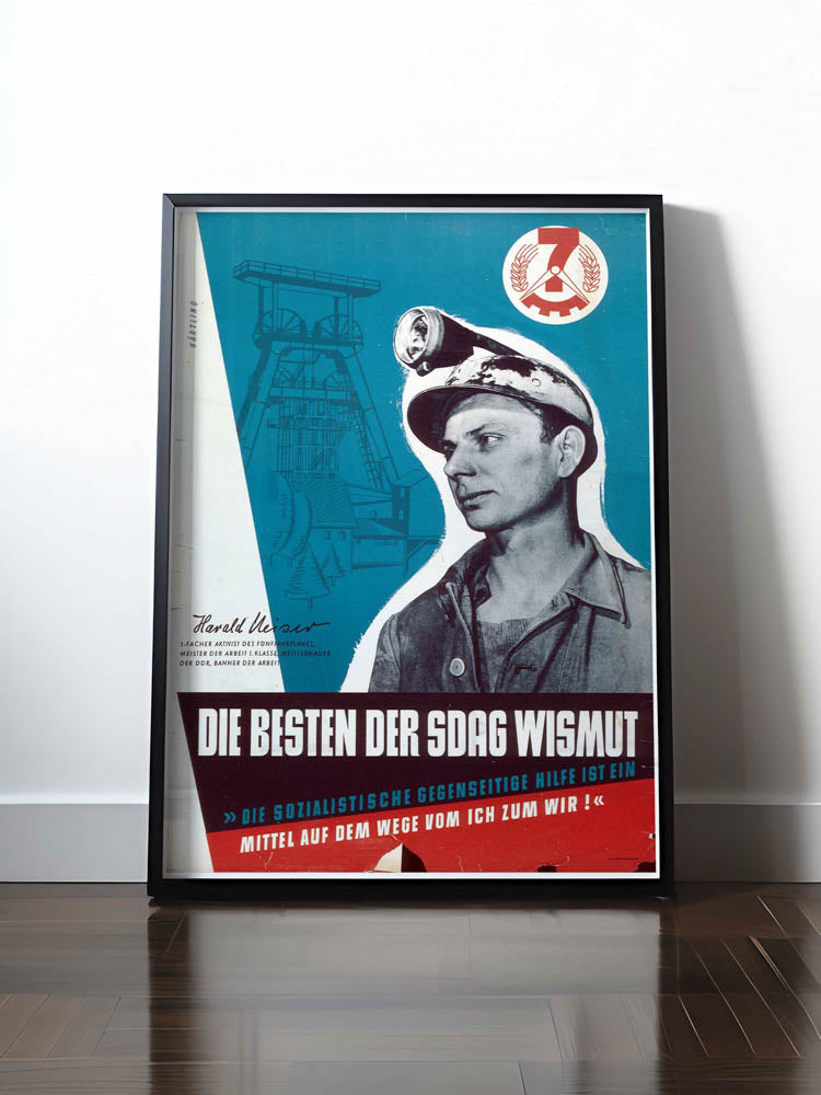 HISTORISCHES POSTER (A4 | A3 | A2 | A1) • DIE BESTEN DER SDAG WISMUT