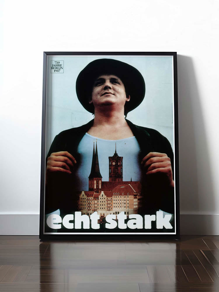 HISTORISCHES POSTER (A4 | A3 | A2 | A1) • 750 JAHRE BELIN - ECHT STARK