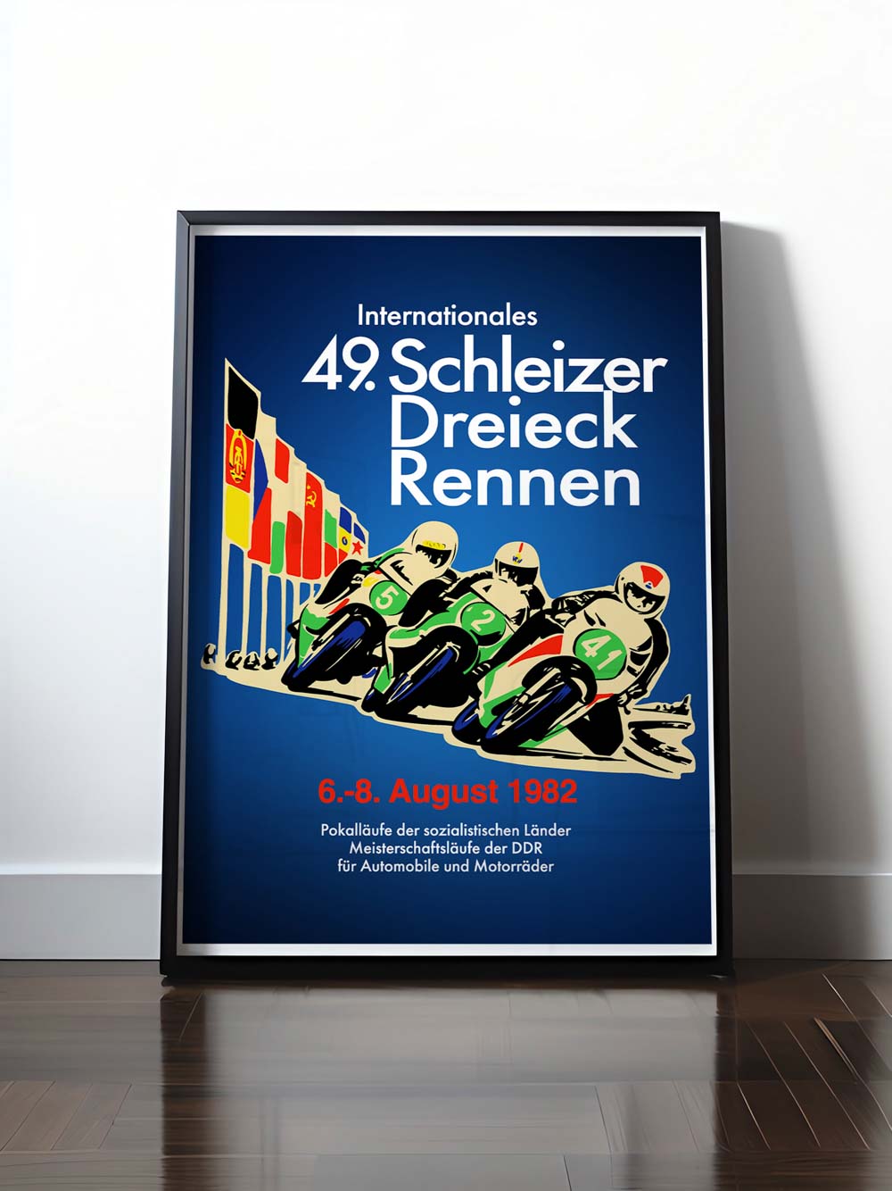 HISTORISCHES POSTER (A4 | A3 | A2 | A1) • 49. SCHLEIZER DREIECK-RENNEN 1982