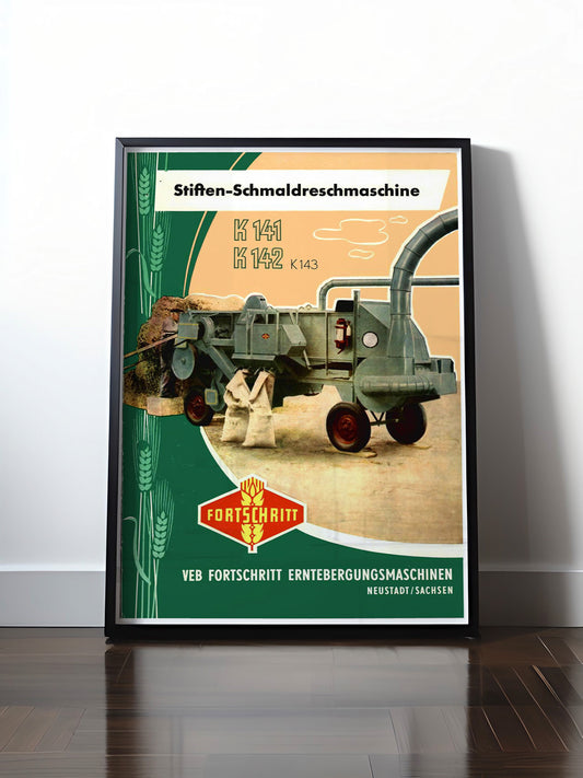 HISTORISCHES POSTER (A4 | A3 | A2 | A1) • DDR: FORTSCHRITT K141