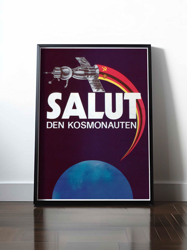 HISTORISCHES POSTER (A4 | A3 | A2 | A1) • SALUT DEN KOSMONAUTEN