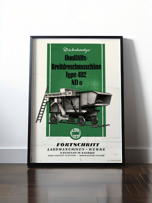 HISTORISCHES POSTER (A4 | A3 | A2 | A1) • DDR: FORTSCHRITT TYPE 402