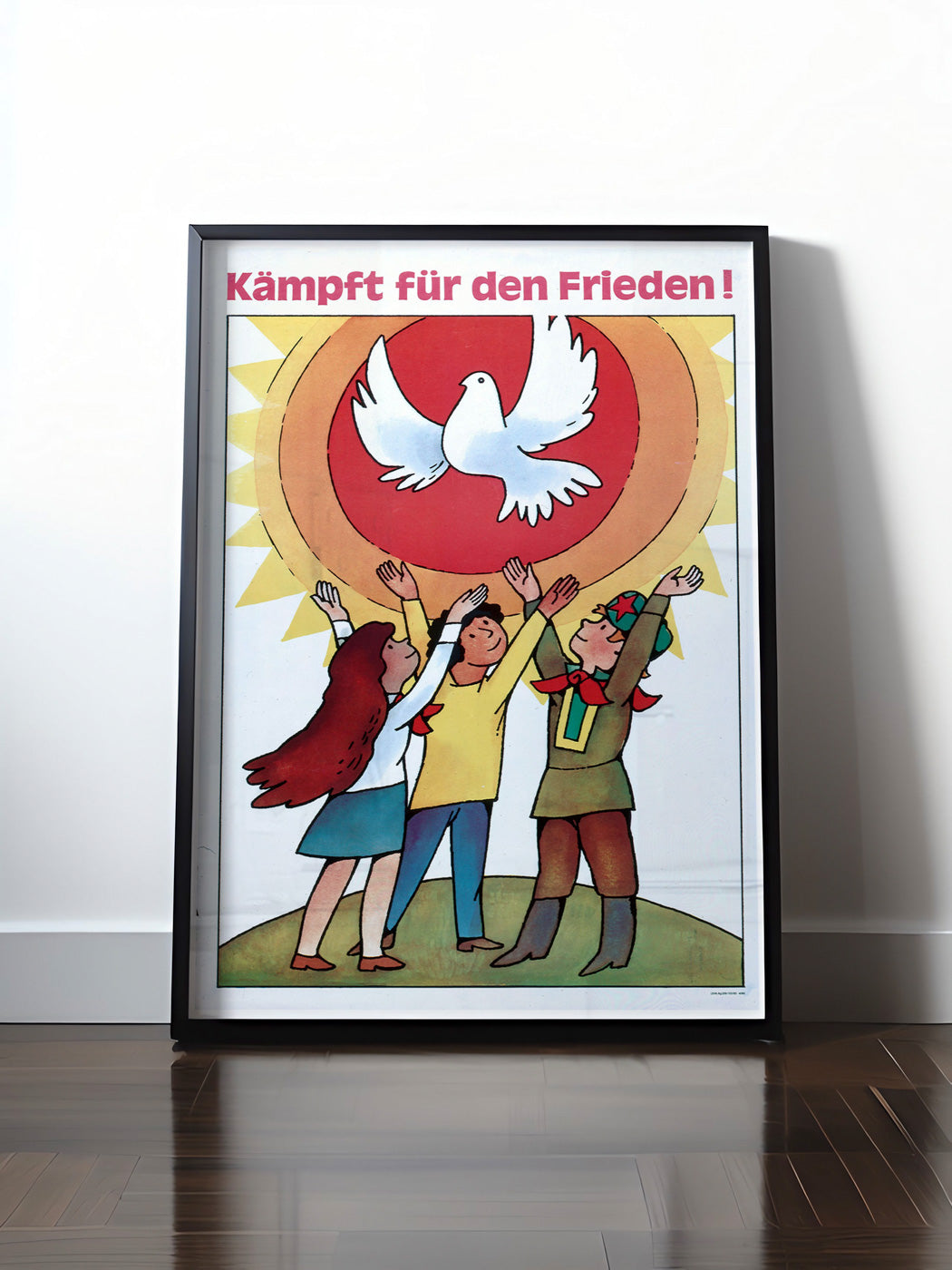 HISTORISCHES POSTER (A4 | A3 | A2 | A1) • DDR: KÄMPFT FÜR DEN FRIEDEN!