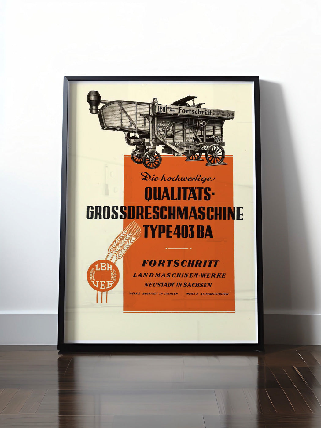 HISTORISCHES POSTER (A4 | A3 | A2 | A1) • DDR: FORTSCHRITT TYPE 403