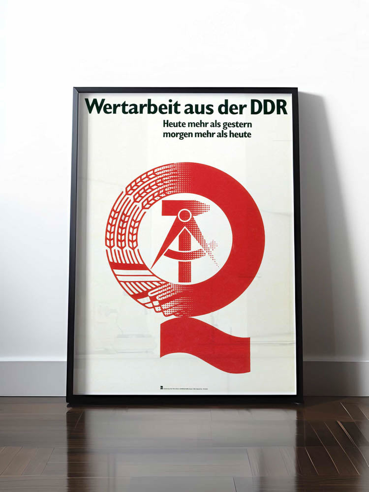 HISTORISCHES POSTER (A4 | A3 | A2 | A1) • WERTARBEIT AUS DER DDR