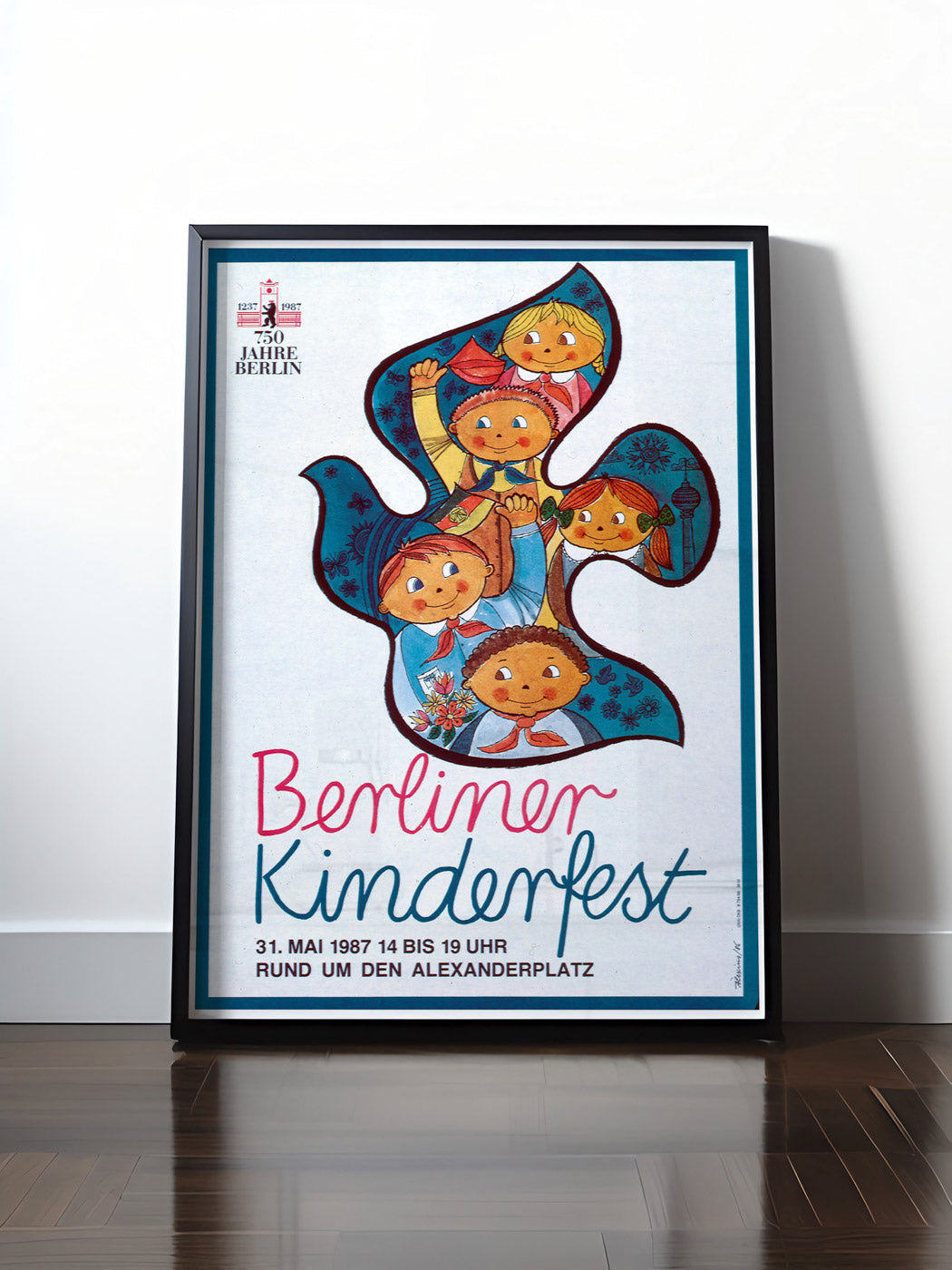 HISTORISCHES POSTER (A4 | A3 | A2 | A1) • DDR: BERLINER KINDERFEST 1987