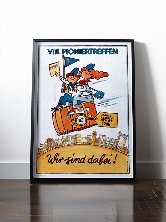 HISTORISCHES POSTER (A4 | A3 | A2 | A1) • DDR: 7. PIONIERTREFFEN