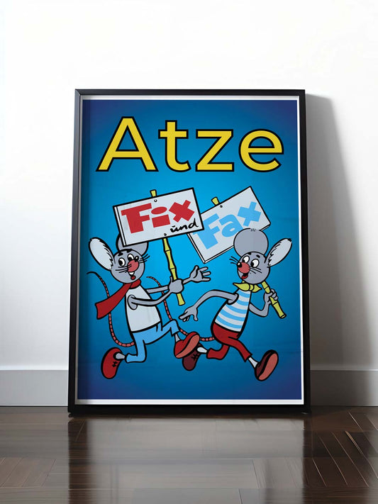 HISTORISCHES POSTER (A4 | A3 | A2 | A1) • ATZE FIX UND FAX