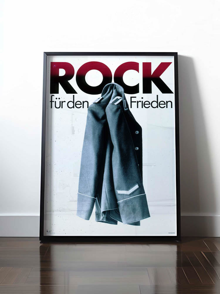 HISTORISCHES POSTER (A4 | A3 | A2 | A1) • ROCK FÜR DEN FRIEDEN