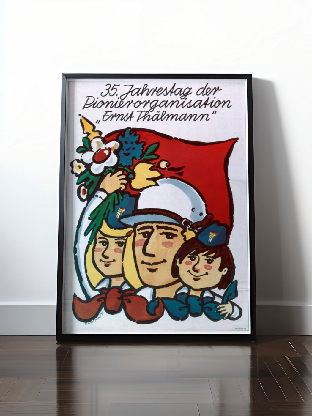 HISTORISCHES POSTER (A4 | A3 | A2 | A1) • DDR: 35 JAHRE PIONIERE