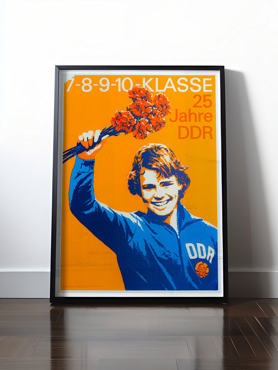 HISTORISCHES POSTER (A4 | A3 | A2 | A1) • 25 JAHRE DDR